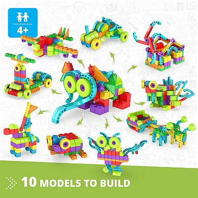 Engino Qboidz Elephant Interactive Building Toy 10 Model Set