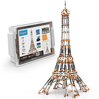 Engino Mega Builds Eiffel Tower - 1025 pc Brick Building Set