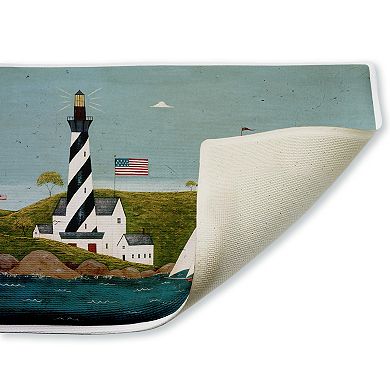 Stupell Home Decor Coastal Breeze Lighthouse Harbor Wall Art