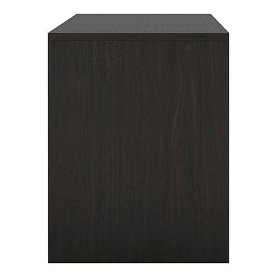 ENITIAL STAR Elm Wood TV Stand with Cable Management in Espresso