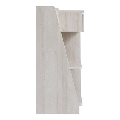 ENITIAL STAR Flyn Wood Multi-Storage Wine Cabinet in White Oak