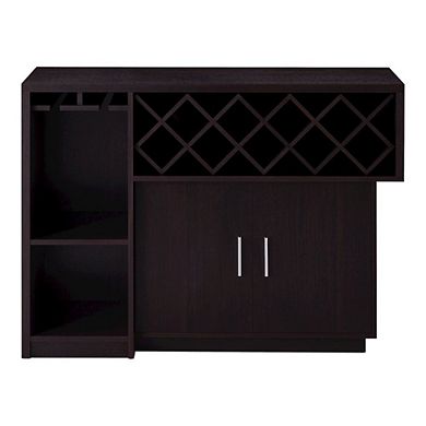 ENITIAL STAR Derick Wood Multi-Storage Buffet Cabinet in Espresso