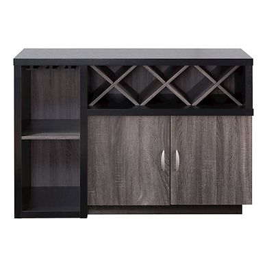 ENITIAL STAR Sauterne Wood Multi-Storage Buffet in Distressed Gray