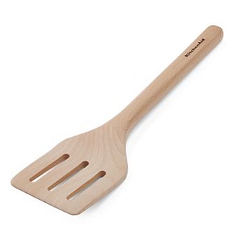KitchenAid® Slotted Beech Wood Turner