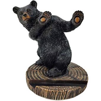 Cute Bear Cellphone Stand,Bear Decor for Cabin, Mountain, Camping ,Phone Stand