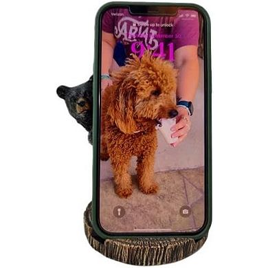 Cute Bear Cellphone Stand,Bear Decor for Cabin, Mountain, Camping ,Phone Stand