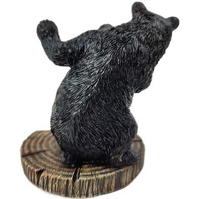 Cute Bear Cellphone Stand,Bear Decor for Cabin, Mountain, Camping ,Phone Stand