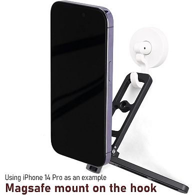 Compatible Pocket-Sized Tripod - Sturdy Magnetic Hold, Height-Adjustable for Phones