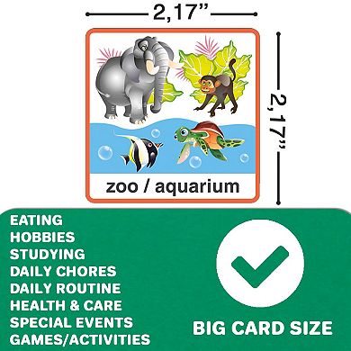 QUOKKA Visual Schedule for Kids 145 Reward Chore Chart for Autism & ADHD, Age 5-7