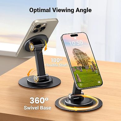 Adjustable Magnetic Phone Stand for iPhone 12+ with 360° Rotation