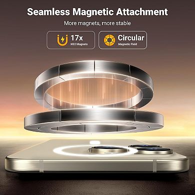 Adjustable Magnetic Phone Stand for iPhone 12+ with 360° Rotation