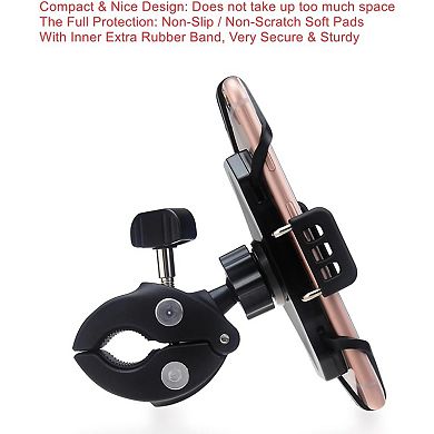 Cell Phone Holder Mount for Golf Cart,Golf Push Bag Cart,Stroller,Boat Helm