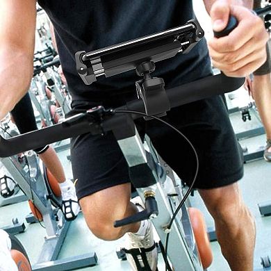 Tablet Holder Mount for Exercise Spin Bike,Treadmill,Elliptical Handlebar
