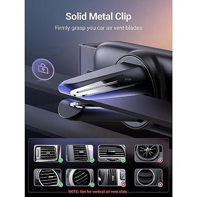 Car Vent Phone Mount - Universal Fit 4.7-7.12" Phones, 360° Rotation, Secure Grip