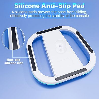 Vertical Stand for PS5/PS5 Slim/PlayStation Pro Consoles,Holder with 7 RGB Lights