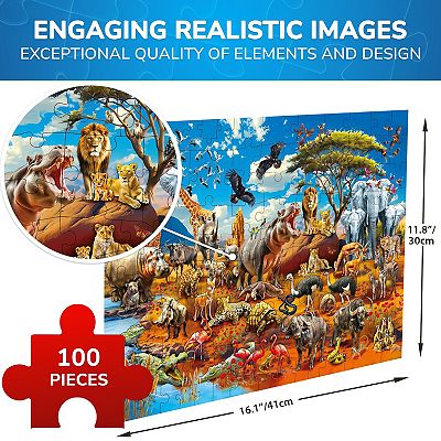 QUOKKA Puzzle 30 Pièces Enfant 4 5 6 Ans - 4 Jeux Puzzle Enfant 2 3 4 Ans - Jouets avec Dinosaure Іnsectes et Animaux de Compagnie - Educatif Cadeau pour Garçons et Filles
