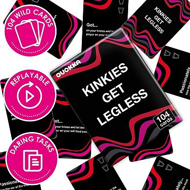 QUOKKA Let’s Get Legless 104 Daring Adult Party Tasks & Risky Questions
