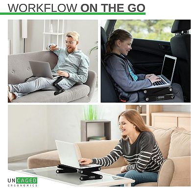 Laptop Stand for Desk, Adjustable Height Laptop Stand, Ergonomic Foldable Portable PC Holder