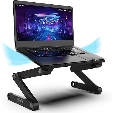 Laptop Stand for Desk, Adjustable Height Laptop Stand, Ergonomic Foldable Portable PC Holder