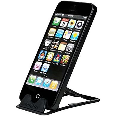 Compact Smartphone Stand Fits IPhone, Samsung, Small Tablets