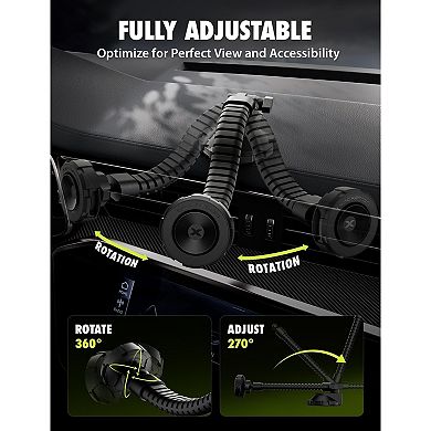 Magnetic Car Phone Holder with Flexible Arm