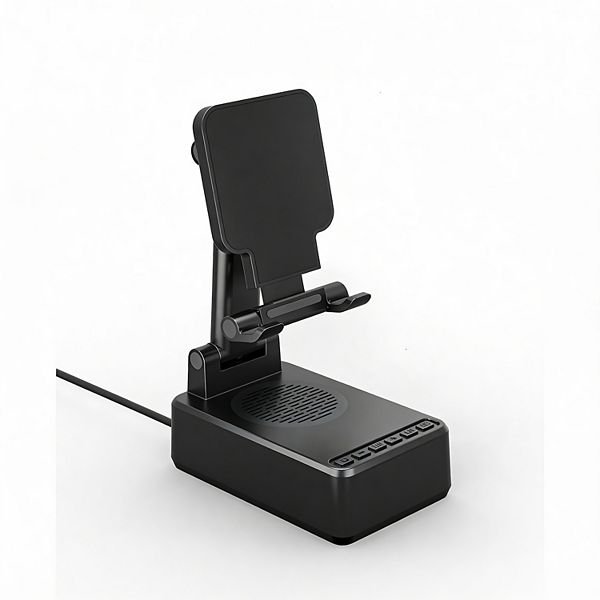 黒電話 Bell STAND Cell Phone Stand with Wireless Bluetooth Speaker Wireless Charger