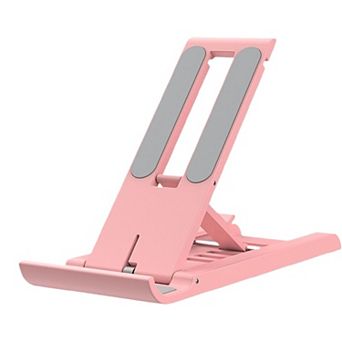 Pink Phone Holder for Desk,Six Positions Adjustable Portable Phone Stand
