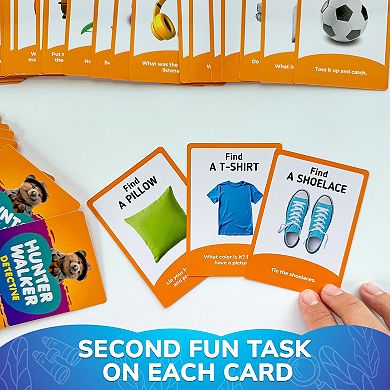 QUOKKA Educational Scavenger Hunt Cards Indoor Game for Kids Ages 4-8, Party Activity