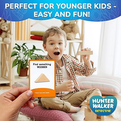 QUOKKA Educational Scavenger Hunt Cards Indoor Game for Kids Ages 4-8, Party Activity