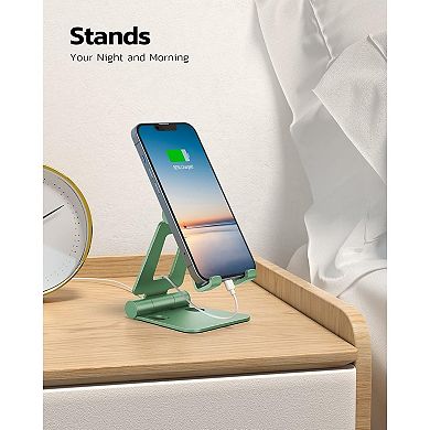 Adjustable Aluminum Phone Stand for 4-8" Devices
