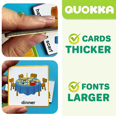 QUOKKA 95 Reward Chore Chart Cards for Kids Autism & ADHD Visual Schedule, Age 5-7