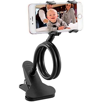 Hands-Free Flexible Gooseneck Phone Holder for iPhone & Android