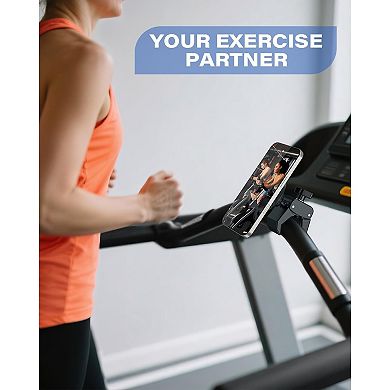 Phone Holder for Peloton Exercise Bike, Heavy-Duty Clamp,Strong Magnetic Phone Mount