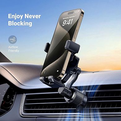Car Vent Phone Mount, Fits 4.7" - 7.2" Phones, Gravity-Activated