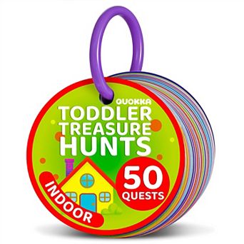 QUOKKA Indoor Scavenger Hunt for Kids 50 Fun Activities for Early Learning & Play