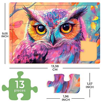 QUOKKA Set of 3 Dementia Jigsaw Puzzles with Cat, Dog, & Bird - 13 PCS Alzheimers Puzzle for Elderly