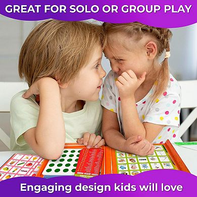 QUOKKA Magnetic Bingo Game for Kids Fun Travel Toy for Road Trips, Planes, and Car Rides