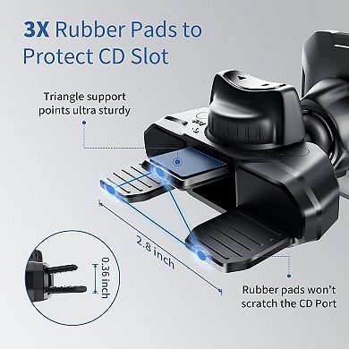 Adjustable Magnetic Car Mount for Phones and Tablets