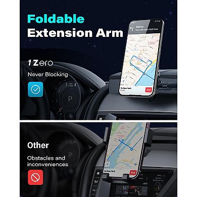 Magnetic CD Phone Mount for iPhone 12-17 with 17 N54 Magnets