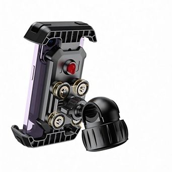 Bike Phone Holder 360° Rotation,Anti-Vibration Quick Release Holder