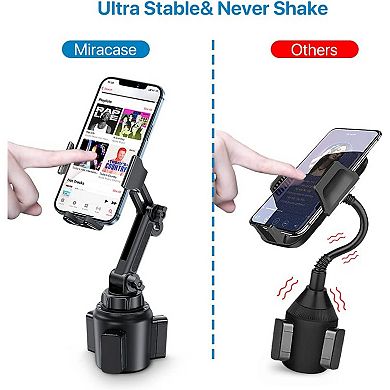 Adjustable Long Neck Car Cup Phone Holder Mount