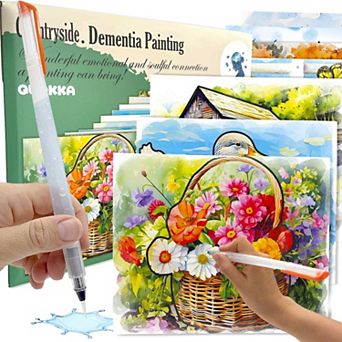 QUOKKA Farm Memories Art Kit Reusable Water Painting Activities for Kids and Adults