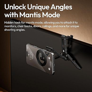 Magnetic Phone Tripod, Foldable Mini Tripod Mount with MagSafe Phone Holder
