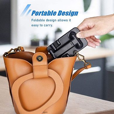 2 Pack Desk Phone Stand Set - Universal, Foldable, Adjustable