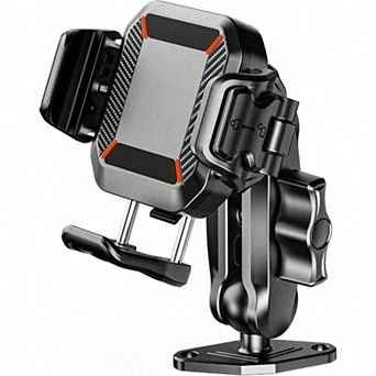 Aluminum Phone Mount with Vibration Dampener & Antitheft Design