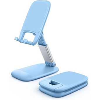Adjustable Blue Phone Stand for 4-8" Devices