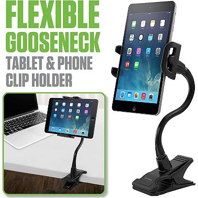 Adjustable Clamp Phone/Tablet Holder for Multiple Devices