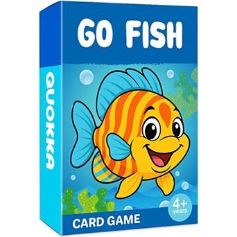 QUOKKA Card Game Go Fish for Kids 4-8 Years Educational & Engaging Family Game with Cute Characters