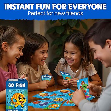 QUOKKA Card Game Go Fish for Kids 4-8 Years Educational & Engaging Family Game with Cute Characters