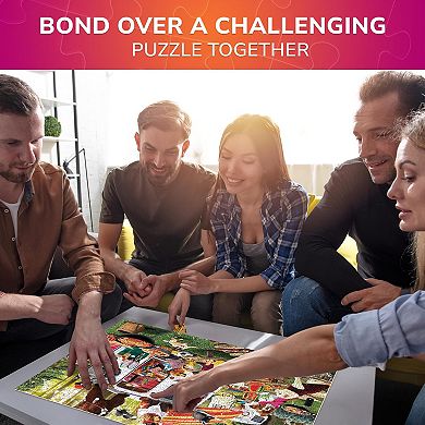 QUOKKA Jigsaw Puzzle 1000 Pcs Funny Animals Activity for Kids and Adults - Colourful Game for Family